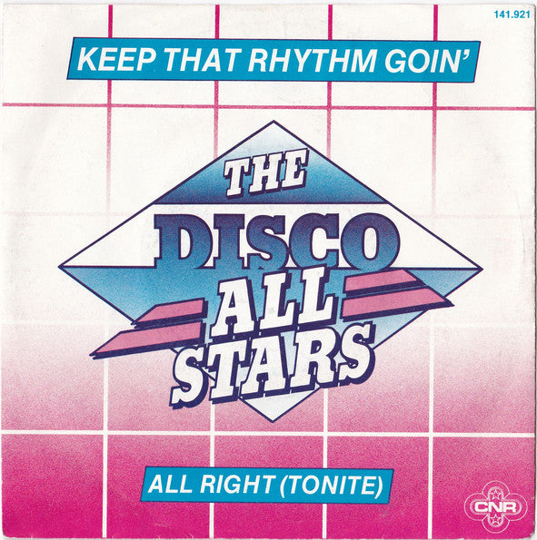 Disco All Stars - Keep That Rhythm Goin' Vinyl Singles Vinyl Very Good (VG) <br> Hoes Good Plus (G+)