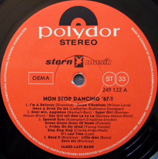 James Last Band - '** Non Stop Dancing (LP) Vinyl LP Vinyl Zeer Goed / Hoesje Goed "VINYLSINGLES.NL"