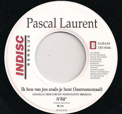 Pascal Laurent - Ik Hou Van Jou Zoals Je Bent 31462 17859 Vinyl Singles Goede Staat