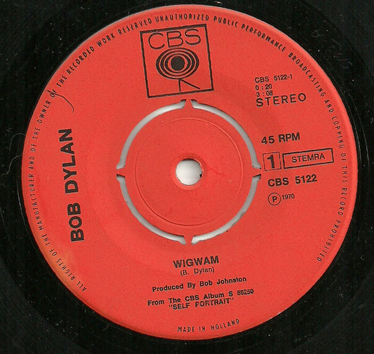 Bob Dylan - Wigwam