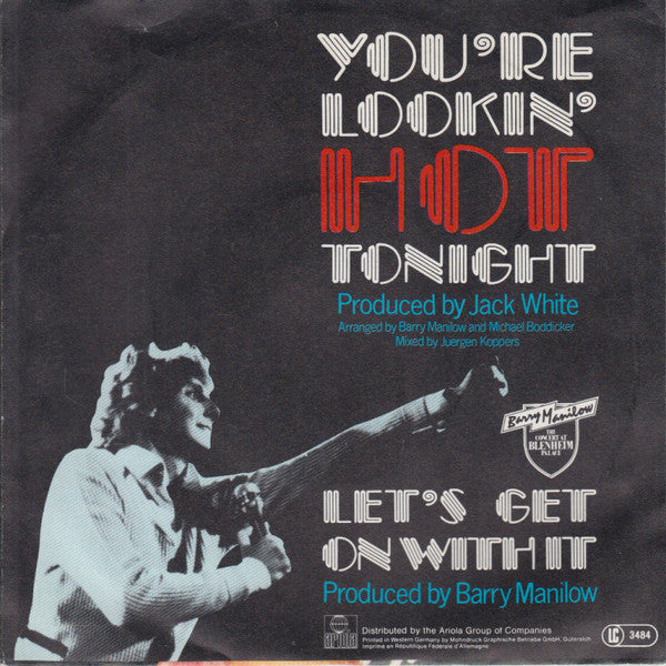 Barry Manilow - You're Lookin' Hot Tonight 24659 Vinyl Singles Goede Staat