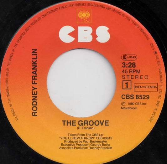 Rodney Franklin - The Groove 14607 Vinyl Singles Goede Staat