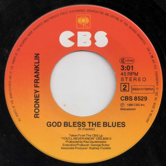 Rodney Franklin - The Groove Vinyl Singles Vinyl Zeer Goed / Hoesje Generic "VINYLSINGLES.NL"