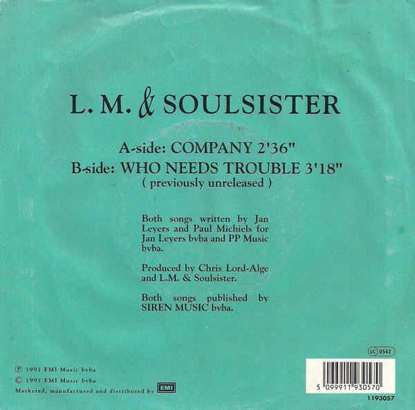 L.M. & Soulsisters - Company Vinyl Singles VINYLSINGLES.NL
