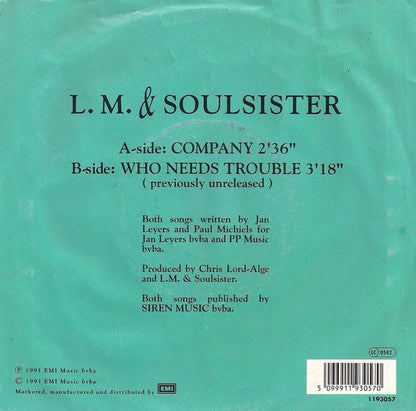 L.M. & Soulsisters - Company Vinyl Singles VINYLSINGLES.NL