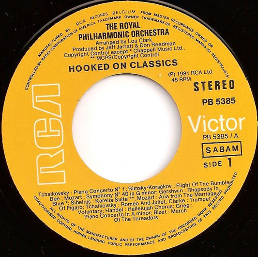 Royal Philharmonic Orchestra - Hooked On Classics 09606 29683 Vinyl Singles Goede Staat