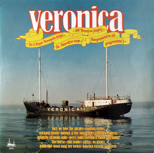Various - De 15 Beste Veronica Tunes / De Noordzee Tune (LP) 49575 50909 Vinyl LP Goede Staat
