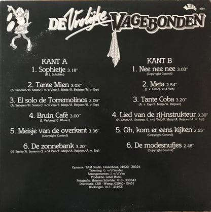 Vrolijke Vagebonden - De Vrolijke Vagebonden (LP) 49044 Vinyl LP VINYLSINGLES.NL