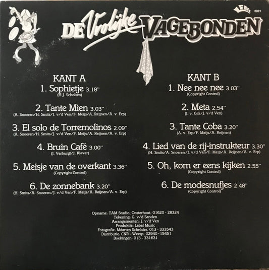 Vrolijke Vagebonden - De Vrolijke Vagebonden (LP) Vinyl LP Vinyl Zeer Goed / Hoesje Goed "VINYLSINGLES.NL"