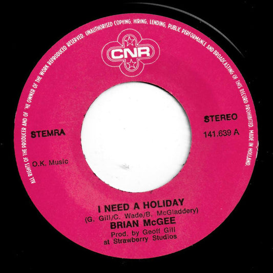 Brian McGee - I Need A Holiday