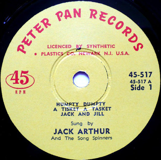 Jack Arthur And The Song Spinners - Humpty Dumpty