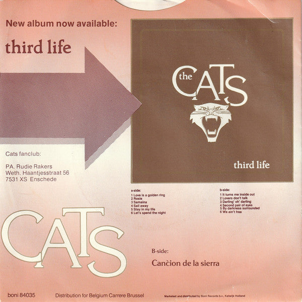 Cats - Lovers Don't Talk 27934 Vinyl Singles Goede Staat