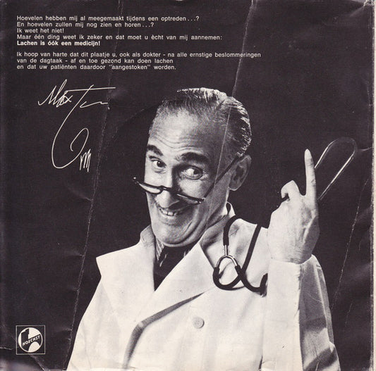 Max Van Praag - Heugst Genoeglijke Momenten Vinyl Singles Vinyl Zeer Goed / Hoesje Goed "VINYLSINGLES.NL"