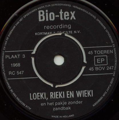 No Artist - Loeki, Rieki En Wieki - Plaat 3 (Bio-Tex) 39723 Vinyl Singles Goede Staat