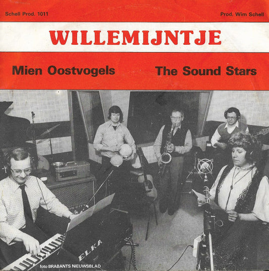 Mien Oostvogels, The Sound Stars - Willemijntje Vinyl Singles Vinyl Very Good (VG) <br> Hoes Good Plus (G+)