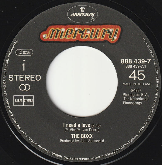 Boxx - I Need A Love 17497