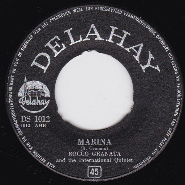 Rocco Granata And The International Quintet - Manuela 24809 Vinyl Singles Goede Staat