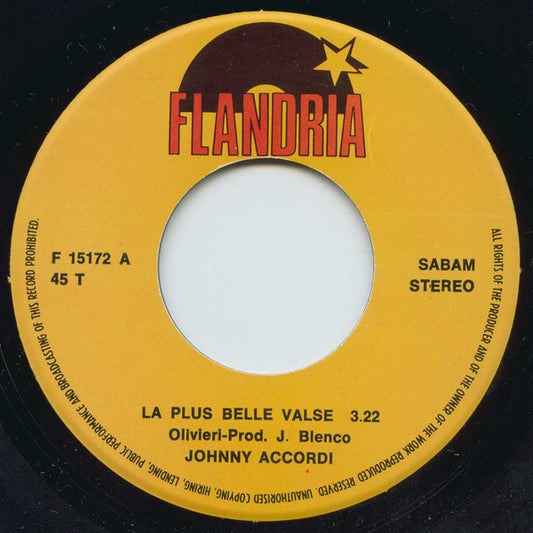 Johnny Accordi - La Plus Belle Valse