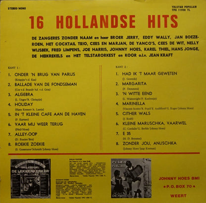 Various - 16 Hollandse Hits (LP) 41102 Vinyl LP Goede Staat