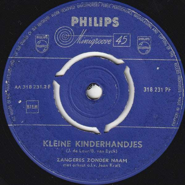 Zangeres Zonder Naam - De Orgelmeid Vinyl Singles VINYLSINGLES.NL