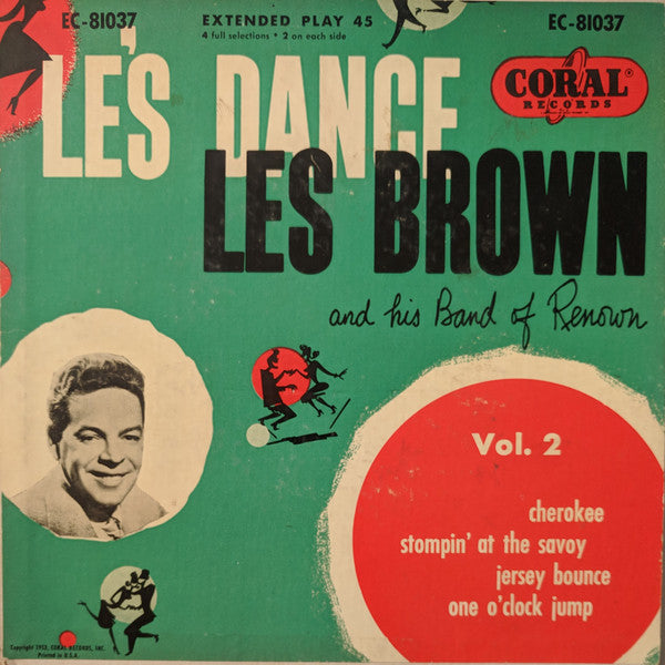 Les Brown And His Band Of Renown - Le's Dance Vol. 2  (EP) 08629 Vinyl Singles EP Goede Staat