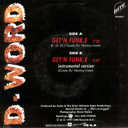 D. Word - Get'n Funk.e 12569 Vinyl Singles Goede Staat