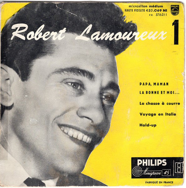 Robert Lamoureux - Papa, Maman, La Bonne Et Moi... (EP) 24237 Vinyl Singles EP Goede Staat