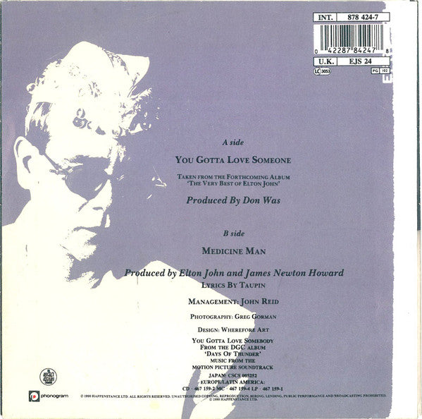 Elton John - You Gotta Love Someone Vinyl Singles VINYLSINGLES.NL