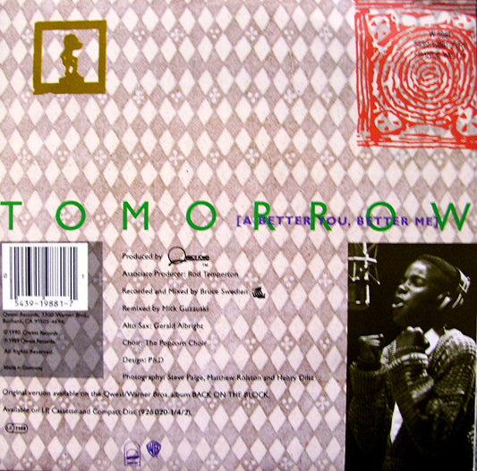 Quincy Jones Featuring Tevin Campbell - Tomorrow (A Better You, Better Me)