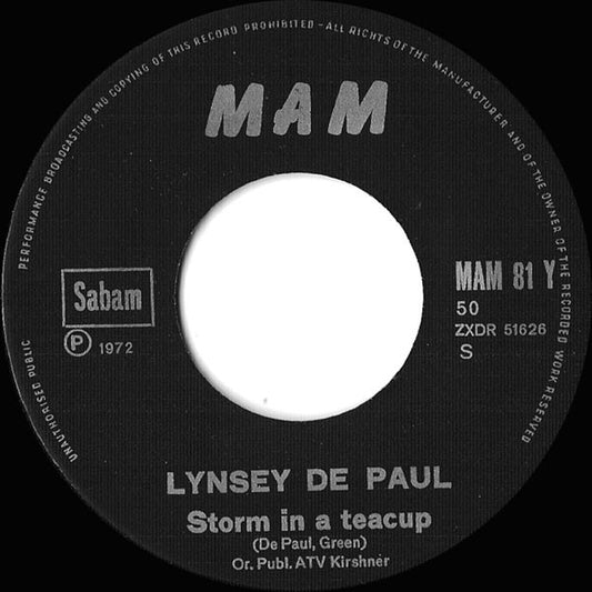 Lynsey de Paul - Sugar me 03629 18939 Vinyl Singles Hoes: Generic