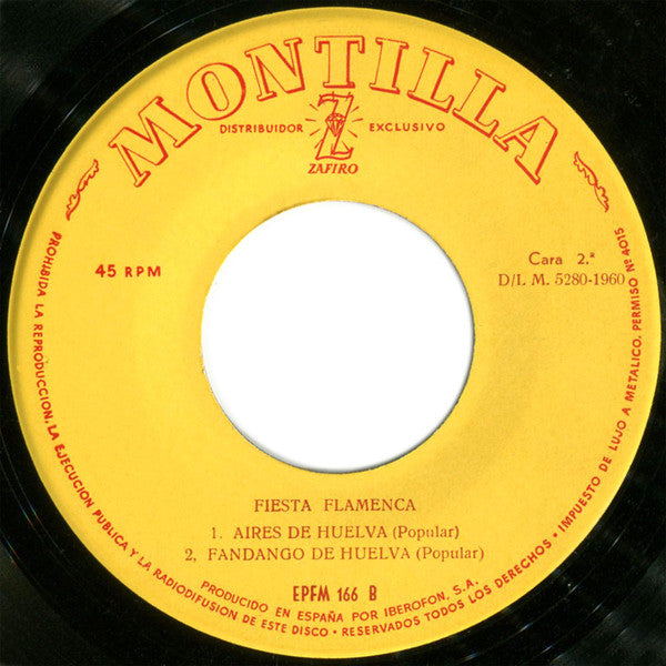 Various - Fiesta Flamenca (EP) 13395 Vinyl Singles EP VINYLSINGLES.NL