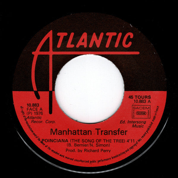 Manhattan Transfer - Poinciana 30713 Vinyl Singles VINYLSINGLES.NL