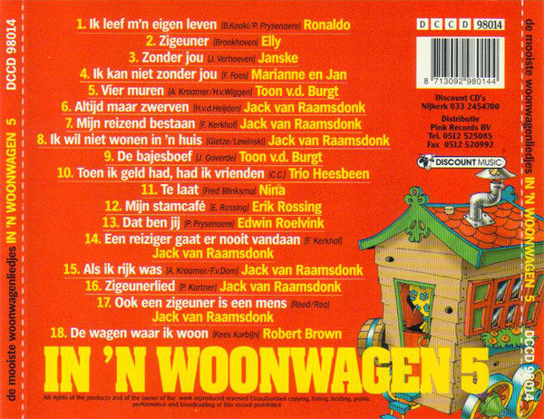 Various - In 'n Woonwagen 5 (CD) Compact Disc VINYLSINGLES.NL
