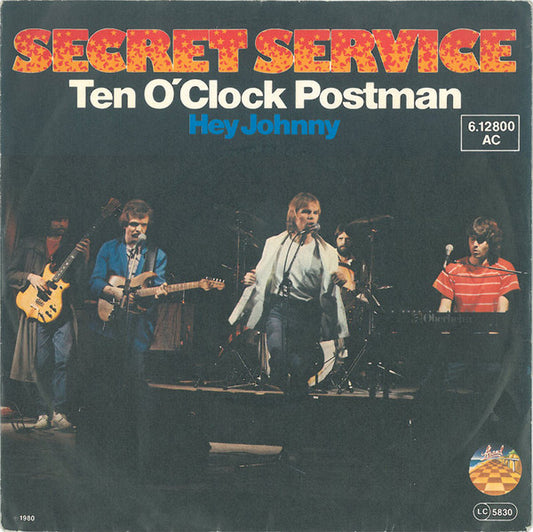 Secret Service - Ten O'Clock Postman Vinyl Singles Vinyl Very Good (VG) <br> Hoes Good Plus (G+)