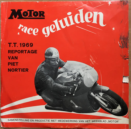 Piet Nortier - Motor Race Geluiden (TT-Assen) (LP) 41795 Vinyl LP VINYLSINGLES.NL