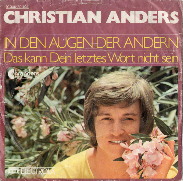 Christian Anders - In Den Augen Der Andern 16061 Vinyl Singles VINYLSINGLES.NL