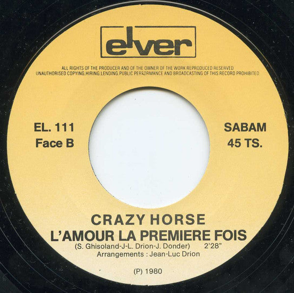 Crazy Horse - Ne Rentre Pas Ce Soir 29576 Vinyl Singles Goede Staat