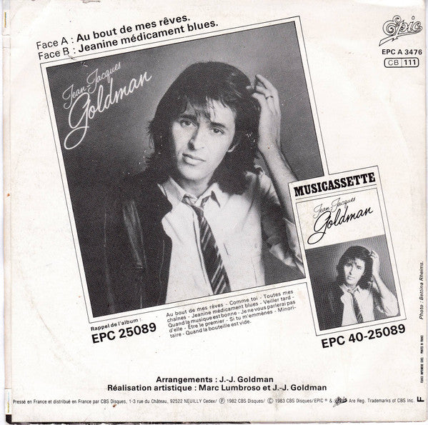 Jean-Jacques Goldman - Au Bout De Mes Rêves 30650 Vinyl Singles VINYLSINGLES.NL