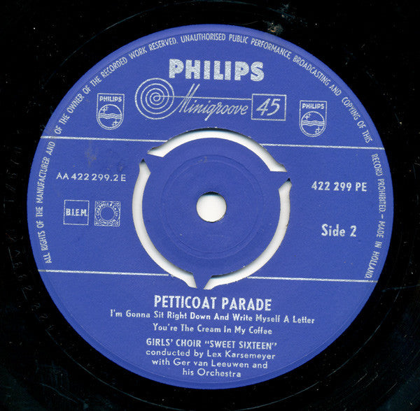 Sweet Sixteen - Petticoat Parade (EP) Vinyl Singles EP VINYLSINGLES.NL