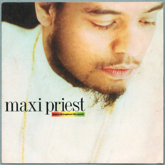 Maxi Priest - Peace Throughout The World Vinyl Singles Vinyl Very Good (VG) <br> Hoes Good Plus (G+)