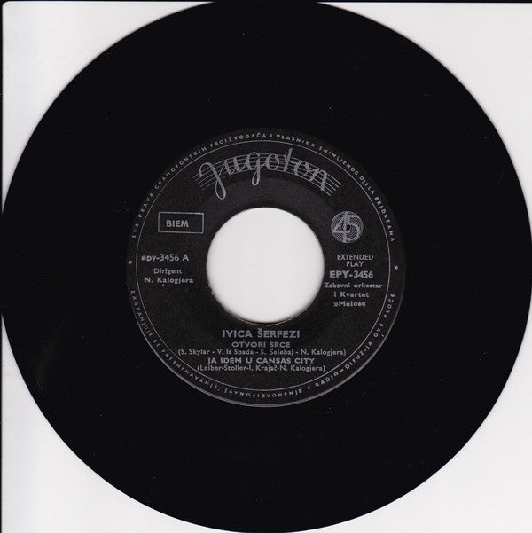 Ivica Šerfezi - Otvori Srce Vinyl Singles Vinyl Very Good (VG) <br> Hoes Generic