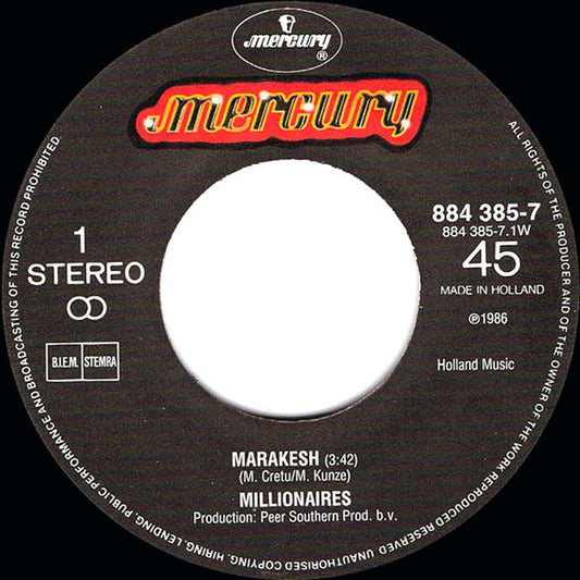 Millionaires - Marakesh