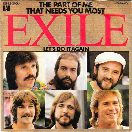 Exile - The Part Of Me That Needs You Most 07546 Vinyl Singles Goede Staat