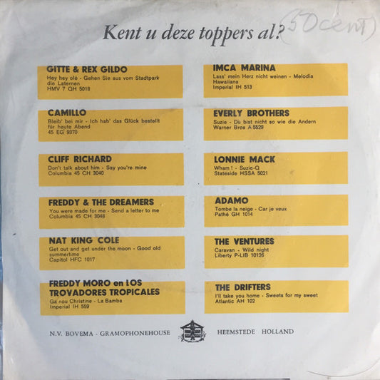 Cor Steyn - Sei Nicht Bose 21906 Vinyl Singles EP Vinyl Zeer Goed / Hoesje Goed "VINYLSINGLES.NL"