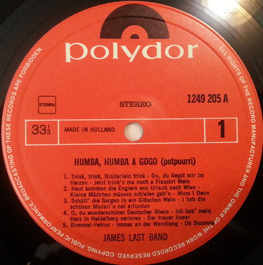 James Last - Humba Humba À Gogo (LP) Vinyl LP Vinyl Zeer Goed / Hoesje Goed "VINYLSINGLES.NL"