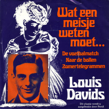 Louis Davids - Wat Een Meisje Weten Moet (EP) 02409 Vinyl Singles EP Goede Staat