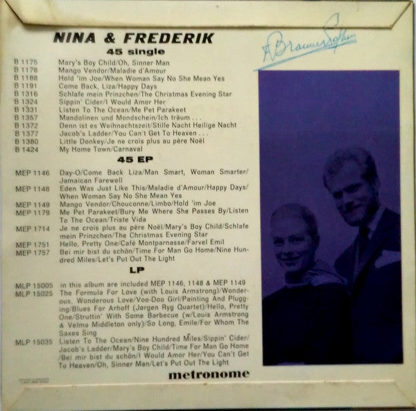 Nina & Frederik - Suca Suca (EP) 14438 Vinyl Singles EP VINYLSINGLES.NL
