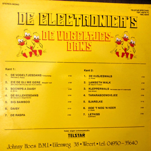 Electronica's - De Vogeltjes-Dans (LP) 50743 Vinyl LP Goede Staat