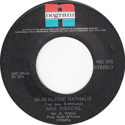 Arie Ribbens - Mijn Kleine Nathalie 15219 Vinyl Singles Goede Staat