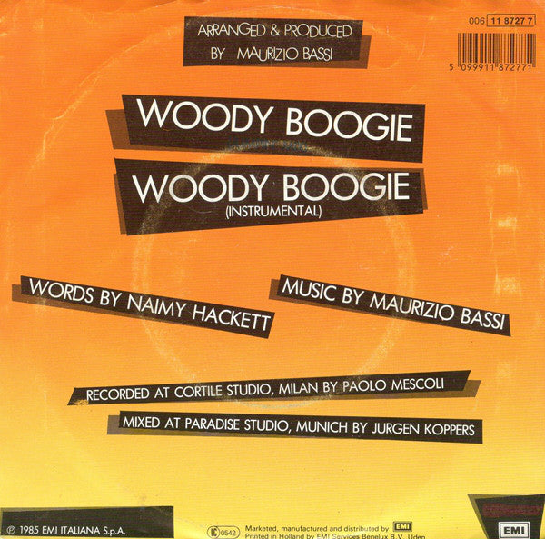 Baltimora - Woody Boogie 11971 Vinyl Singles Goede Staat